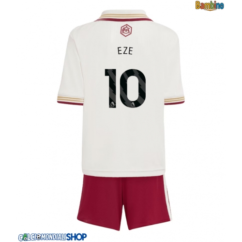 Maglie da calcio Arsenal Eberechi Eze #10 Terza Maglia Bambino 2025-26 Manica Corta + Pantaloni corti)